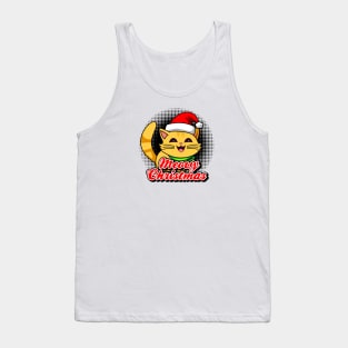 Christmas Best Gift T-Shirt - Meowy Christmas Cat Tank Top